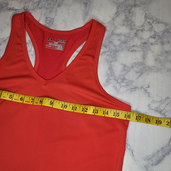 Under Armour V-neck Tech Tank Heat Gear Fitted Medium - Picture 8 of 11